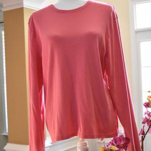 Long sleeve pink t-shirt